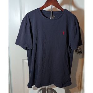 Polo By Ralph Lauren Navy Blue T-Shirt Medium